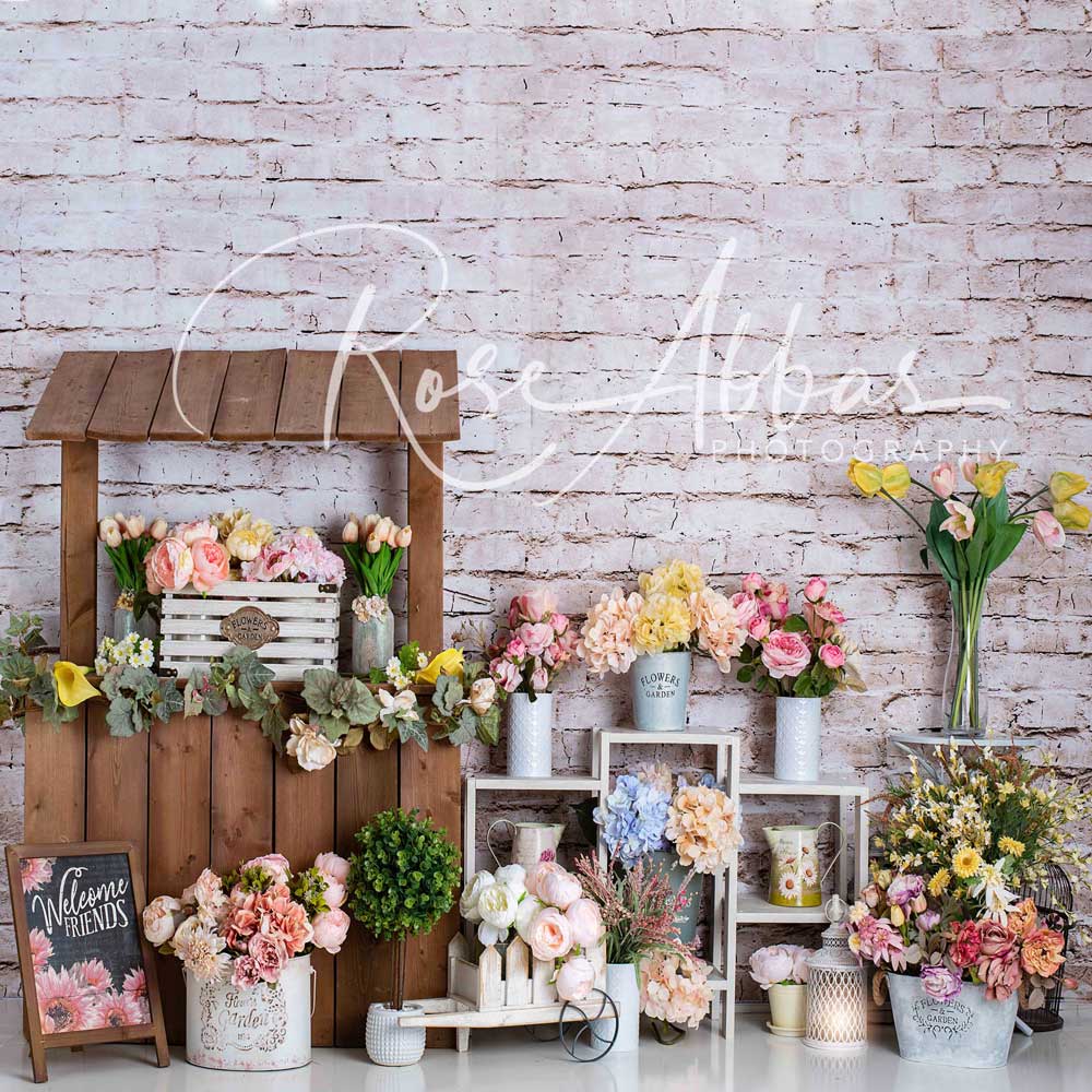 Kate Summer Flower Market Backdrop Designed By Rose Abbas -UK