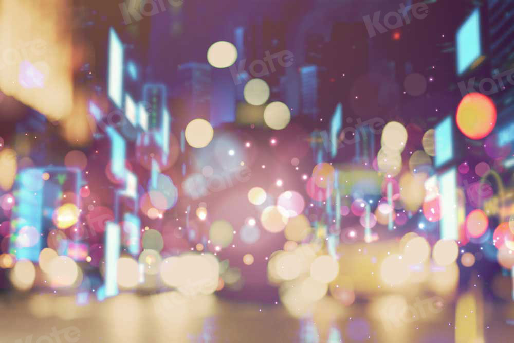 Kate City Street Bokeh Backdrop for Photography -UK