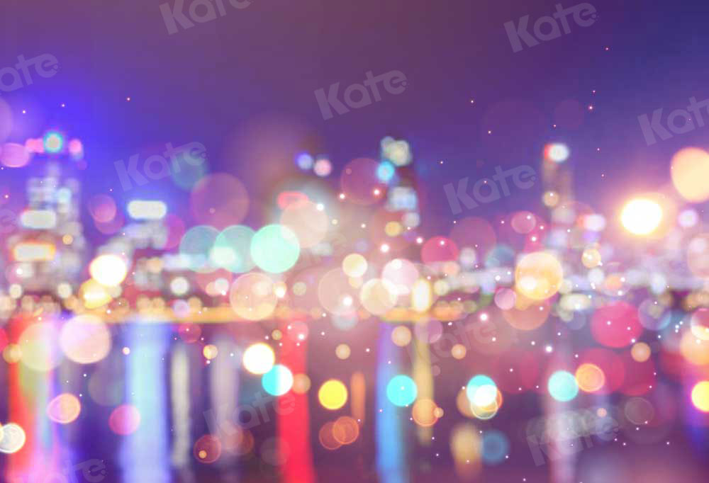 Kate City Night Street Bokeh Backdrop for Photography
