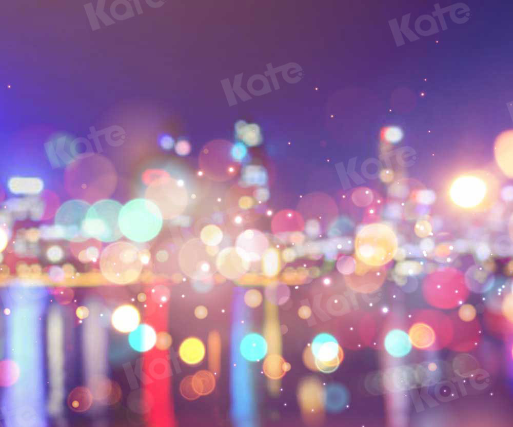 Kate City Night Street Bokeh Backdrop for Photography -UK