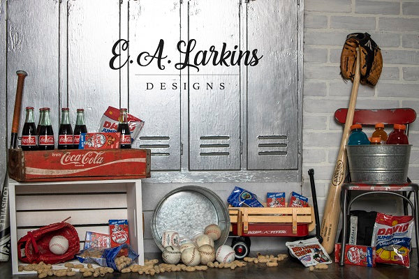 Baseball Storage Room Sports Children Backdrop