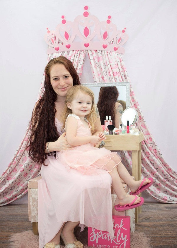 Kate Princess Pink Rose for Children Backdrop Designed by Leann West -UK