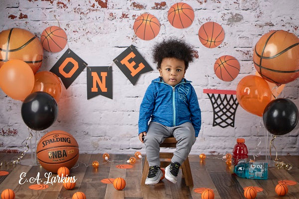 Kate Basketball Sports Children Backdrop for Photography Designed by Erin Larkins