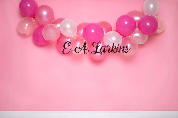 Kate Balloons Flamingo Pink tone Wall Girl Children Birthday Backdrop Designed by Erin Larkins