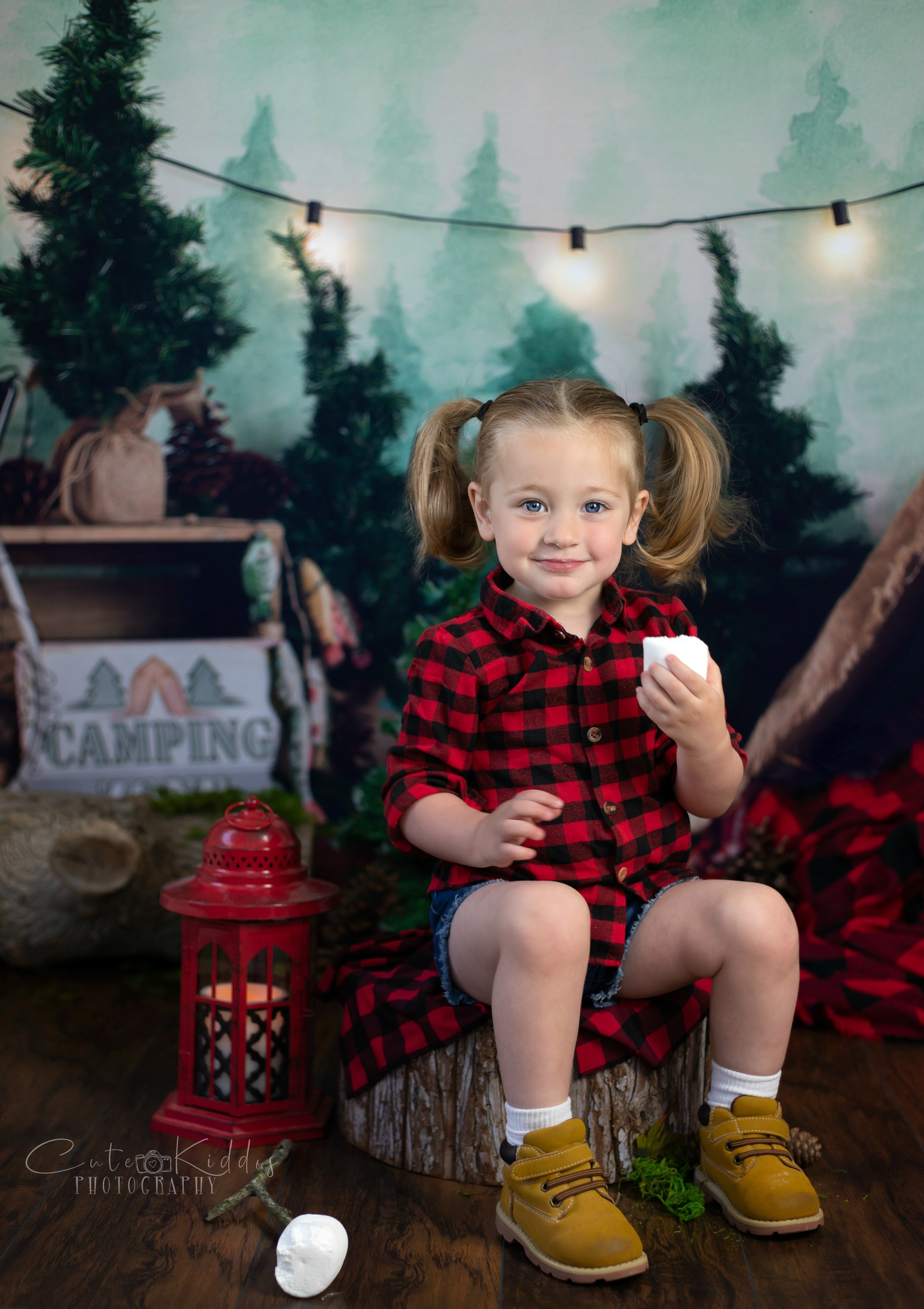 Kate Forest Camping Children Backdrop Designed by Megan Leigh Photography