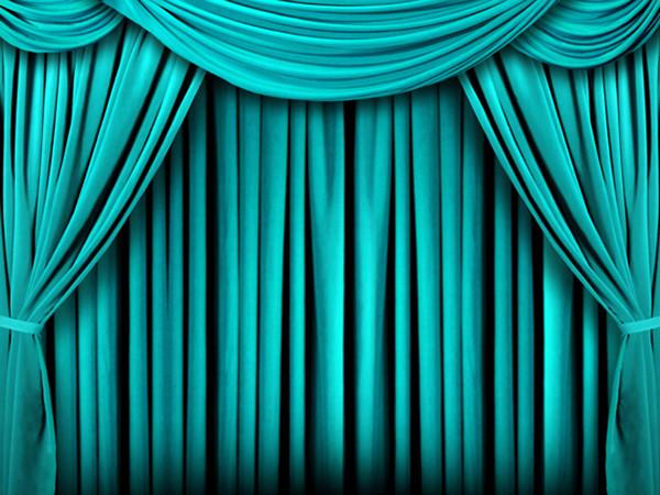 Katebackdrop：Kate Light Green Stage Curtains Backdrops Photo Background