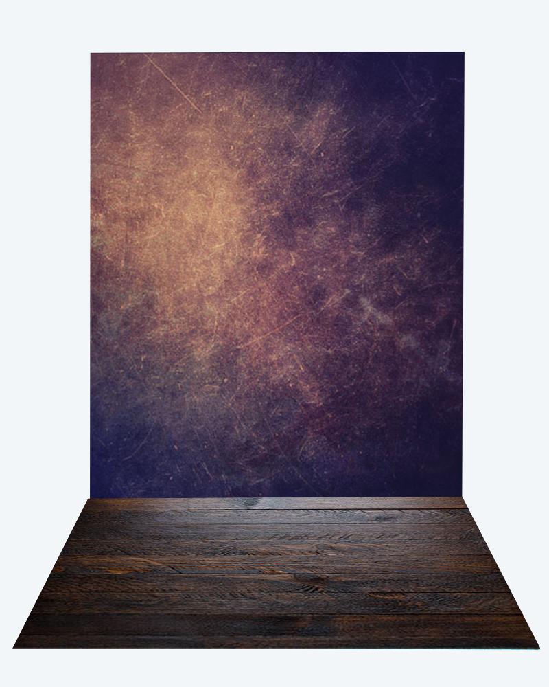 Kate dark abstract texture backdrop + wood floor mat - Kate backdrop UK
