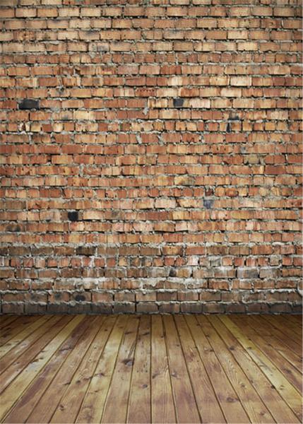 Kate Vintage Brick Wall Floor Photography Background