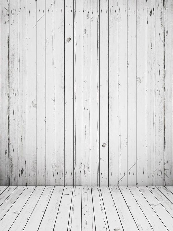 Katebackdrop£ºKate Wood Wall Photography Backdrops White Floor Backgrounds
