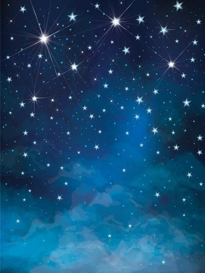 Katebackdrop£ºKate Children Night Blue Sky Light Stars Backdrop