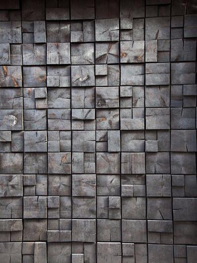 Katebackdrop£ºKate Dark Irregular Brick Grid Wall Space Grey Photography Backdrops