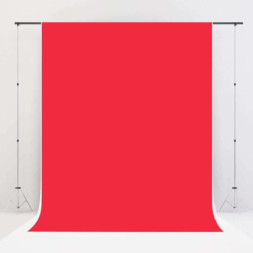 Kate Red Solid Backdrop Portrait Background for Photo Studio