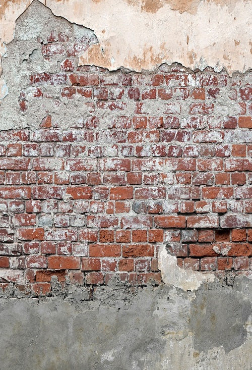 Kate Destroyed Retro Brick of Backdrop for Portrait Photography -UK