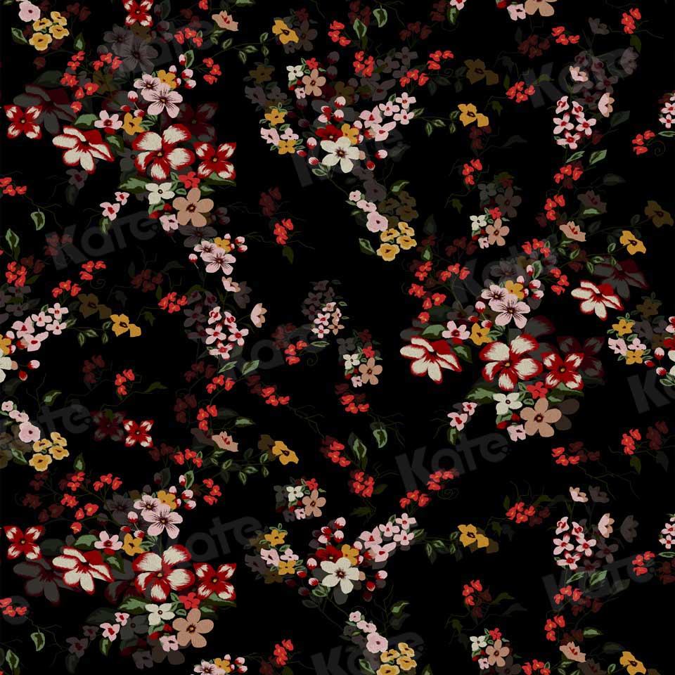 Kate Abstract Dark Flower Fine Art Backdrop for Photography