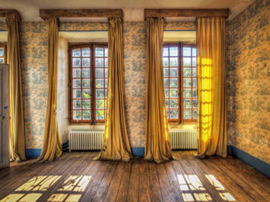 Kate Brown Sun Room Yellow Curtain Backdrop for Photography - Kate backdrops UK