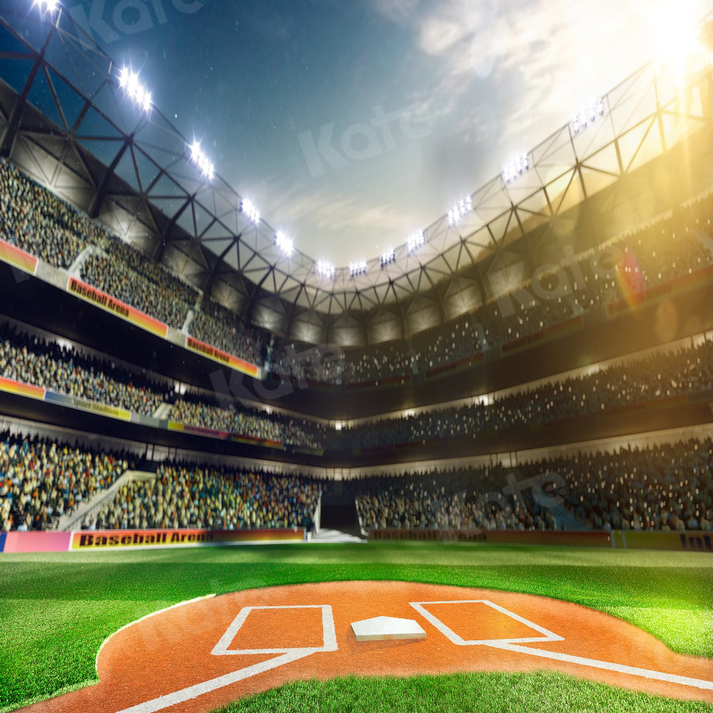 Kate Sport Baseball Field Playground Backdrop for Photography -UK