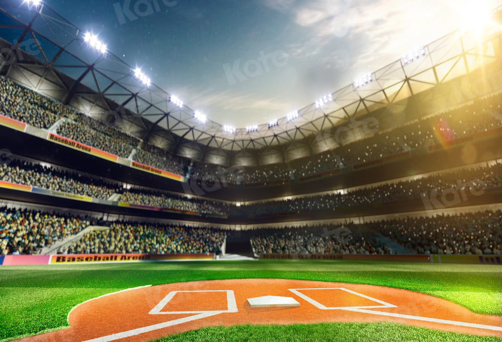 Kate Sport Baseball Field Playground Backdrop for Photography -UK