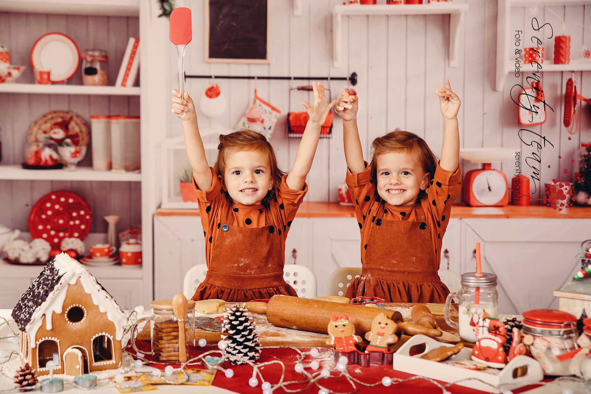 Kate Christmas Kitchen Backdrop White Wall for Photography -UK