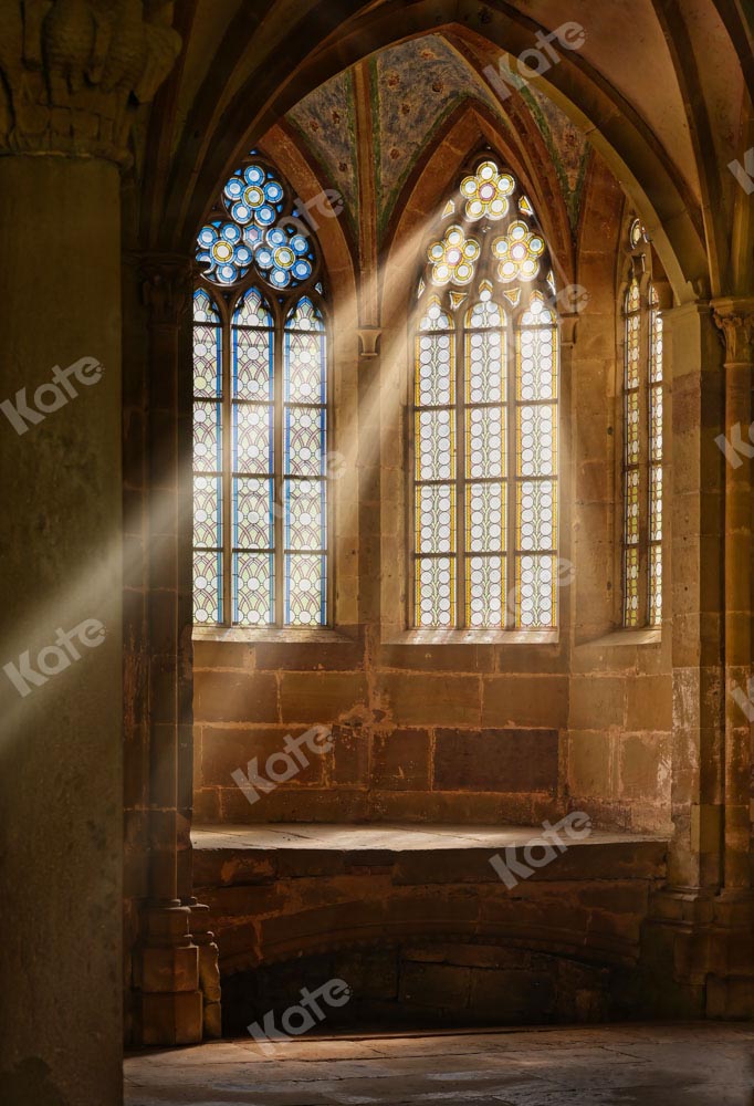 Kate Church Window Sunlight Backdrop Designed by Chain Photography