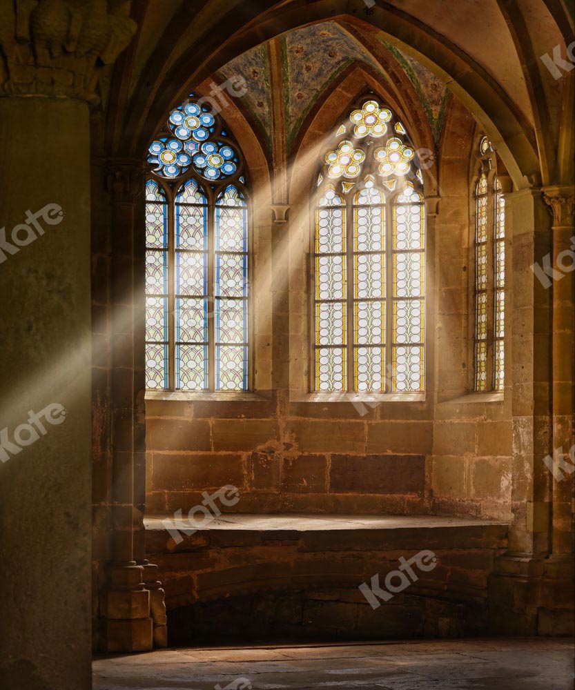 Kate Church Window Sunlight Backdrop Designed by Chain Photography