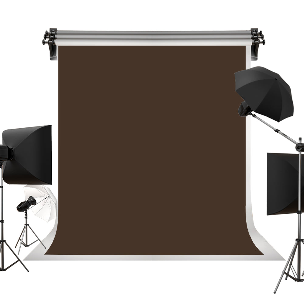 Kate Solid Dark Brown Cloth Backdrop Portrait Photography for Studio(HGCSB)