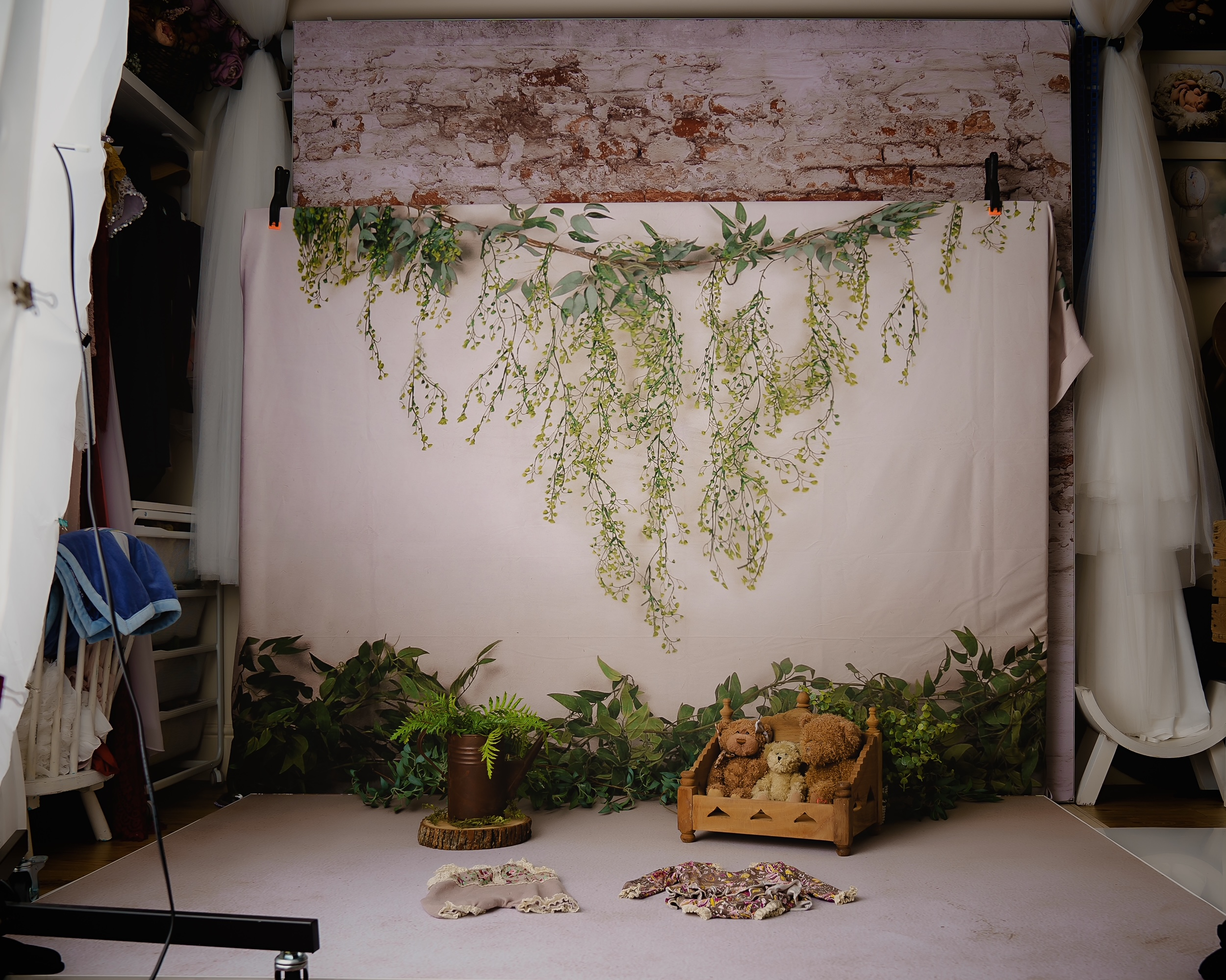 Kate Spring Green Leave Backdrop Designed by Jia Chan Photography -UK