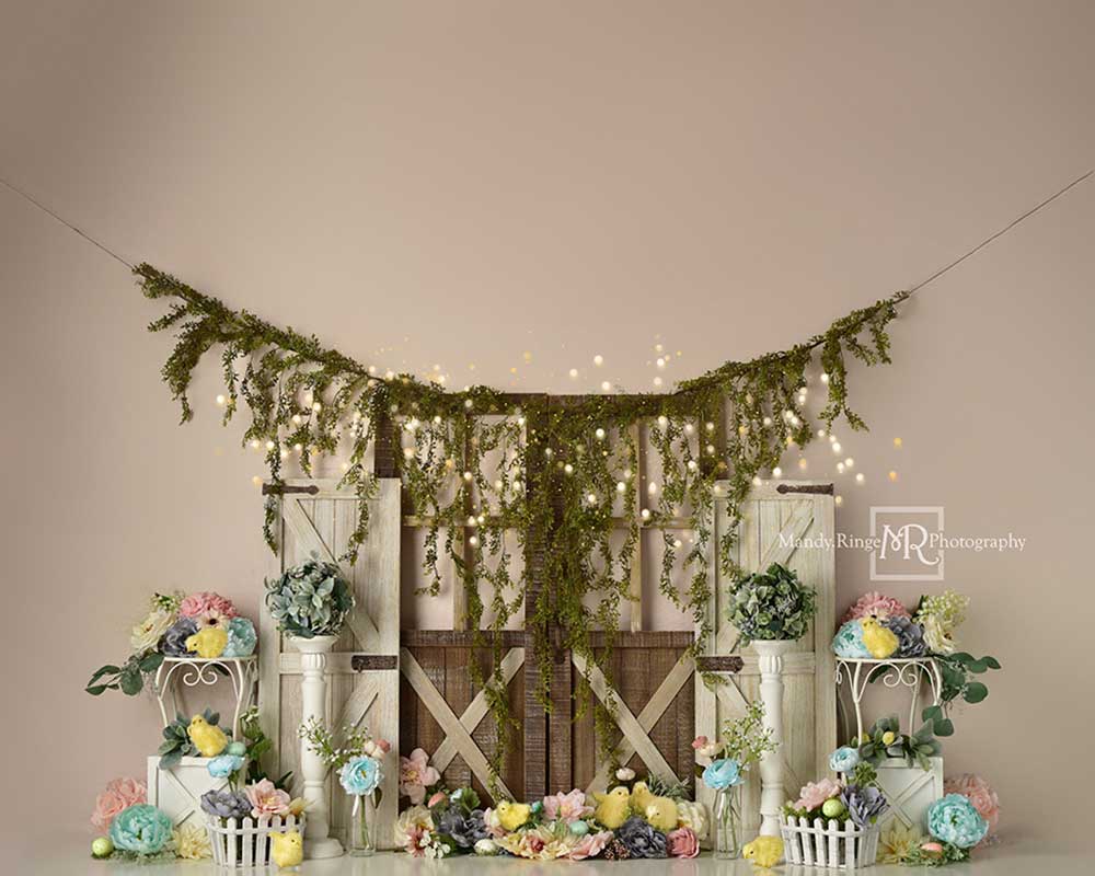Kate Spring Floral Backdrop Designed by Mandy Ringe Photography -UK