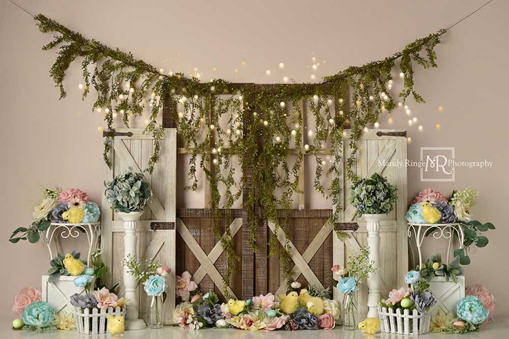 Kate Spring Floral Backdrop Designed by Mandy Ringe Photography -UK
