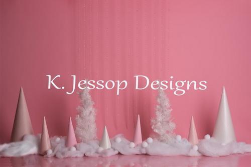 Kate Winter Pink ONEderland Backdrop Designed by Keerstan Jessop