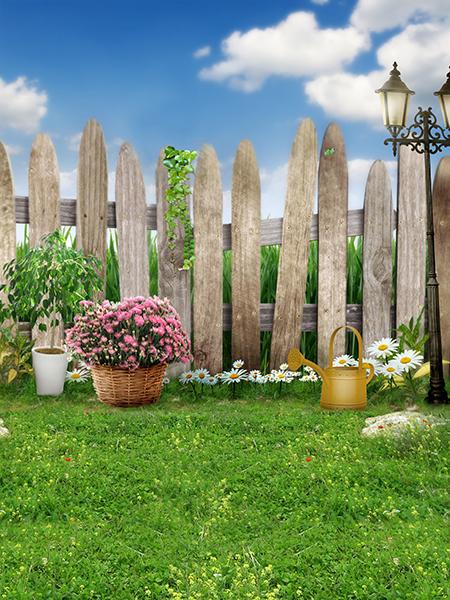 Katebackdrop¡êoKate Easter Backdrop Scenery Spring Farm Background