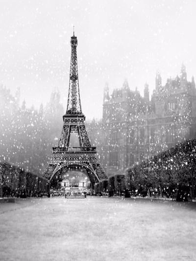 Katebackdrop£ºKate Winter Scenery The Eiffel Tower Backdrop