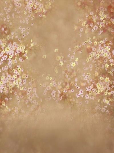 Kate Brown Shivering Flower Cotton Backdrop For Children Photography - Kate backdrops UK