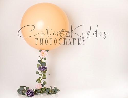 Kate Birthday Balloon Cream Backdrop Designed By Lei Hale