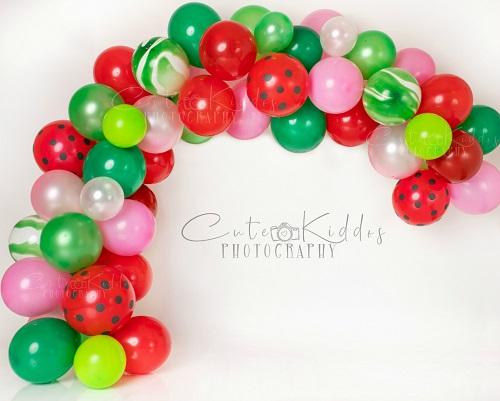 Kate Summer Backdrop Watermelon Balloons Designed By Leila Hale