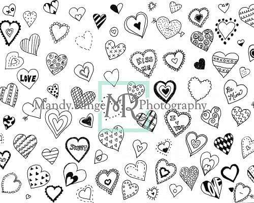 Katebackdrop Kate Valentine's Doodles Backdrop Designed By Mandy Ringe Photography