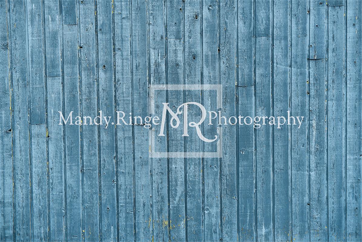 Blue Barn Wood Backdrop