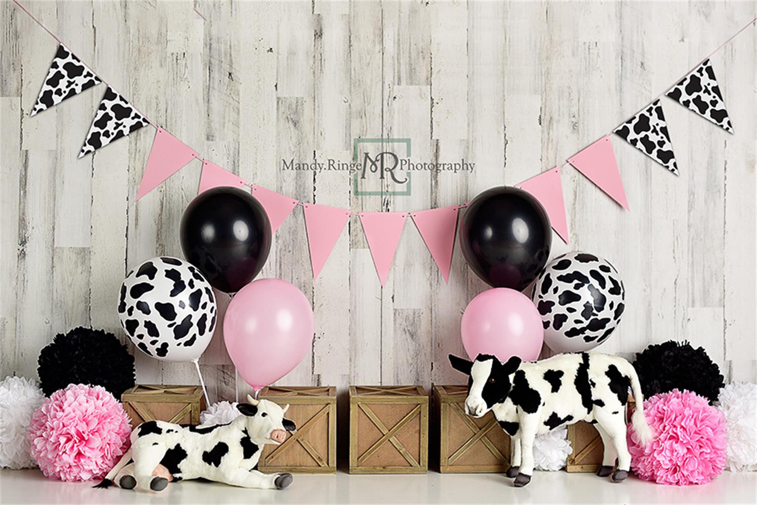 Kate Cow Girly Birthday Children Backdrop Designed By Mandy Ringe Photography