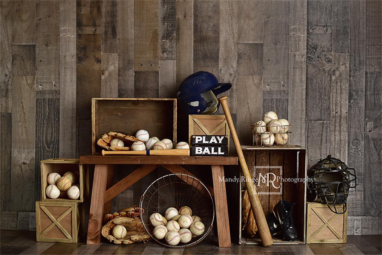 Vintage Baseball Sports Backdrop