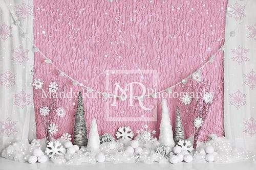 Katebackdrop Kate Pink Winter Onederland Girly Backdrop Designed By Mandy Ringe Photography