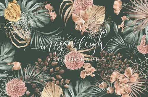 Kate Oasis Floral Backdrop Designed by Megan Leigh Photography