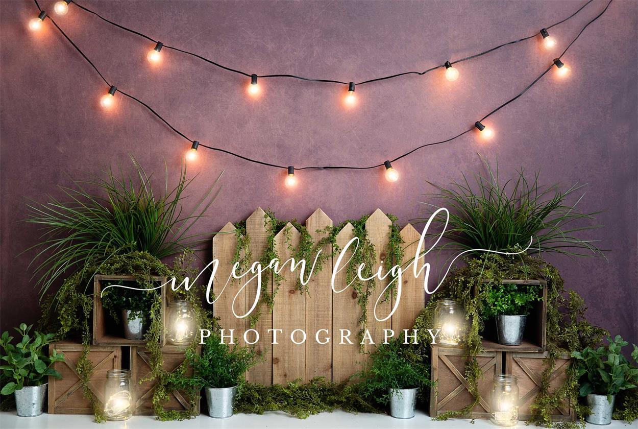 Kate Greens Lights Backdrop Designed by Megan Leigh Photography