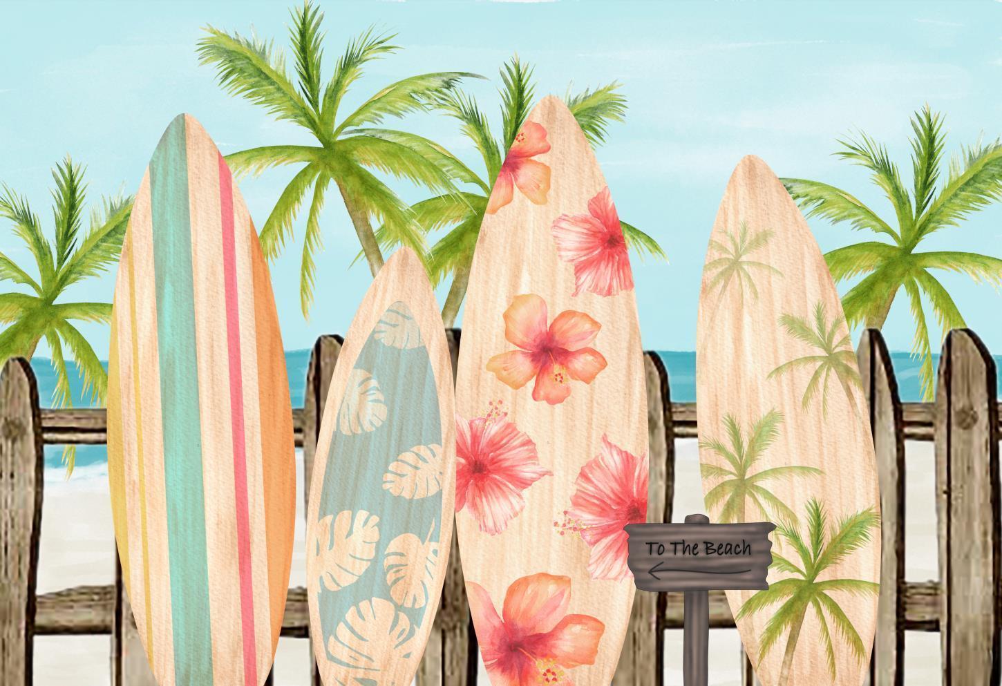 Katebackdrop£ºKate Surfboards Summer Children Backdrop Designed by Megan Leigh Photography