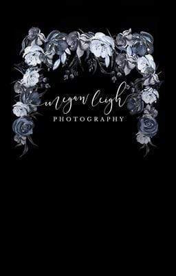 Katebackdrop£ºKate Black White Floral Sweep Backdrop Designed by Megan Leigh Photography