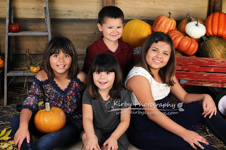 Kate Pumpkin Harvest Backdrop Autumn and Halloween designed by Arica Kirby