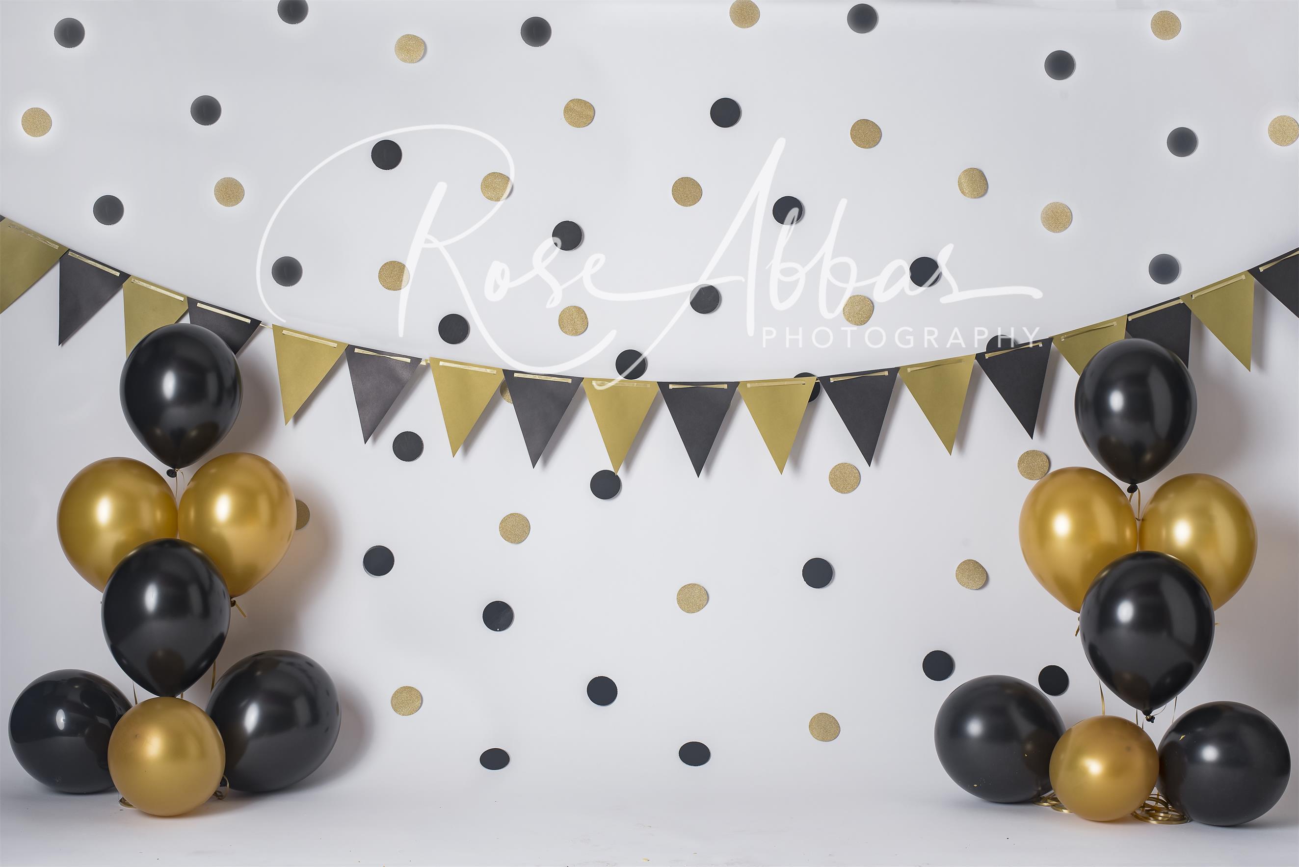 New Year Eve\Birthday Children Balloons Backdrop