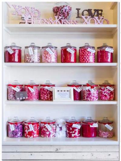 Kate Candy Bottle White Cupboard Red Sweets Backdrop for Children Photography - Kate backdrops UK