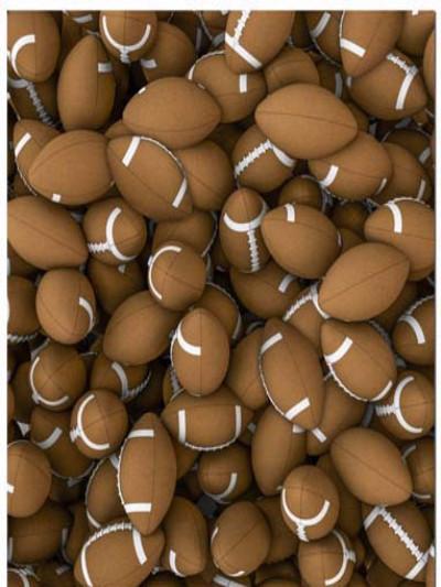 Katebackdrop¡êoKate Pile Brown Football Sport Wall Background Backdrop