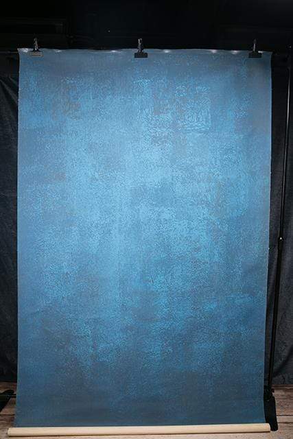 Kate Blue Color Abstract Texture Spray Painted Backdrops