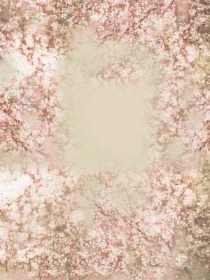 Pink Floral Pattern Spring Backdrop