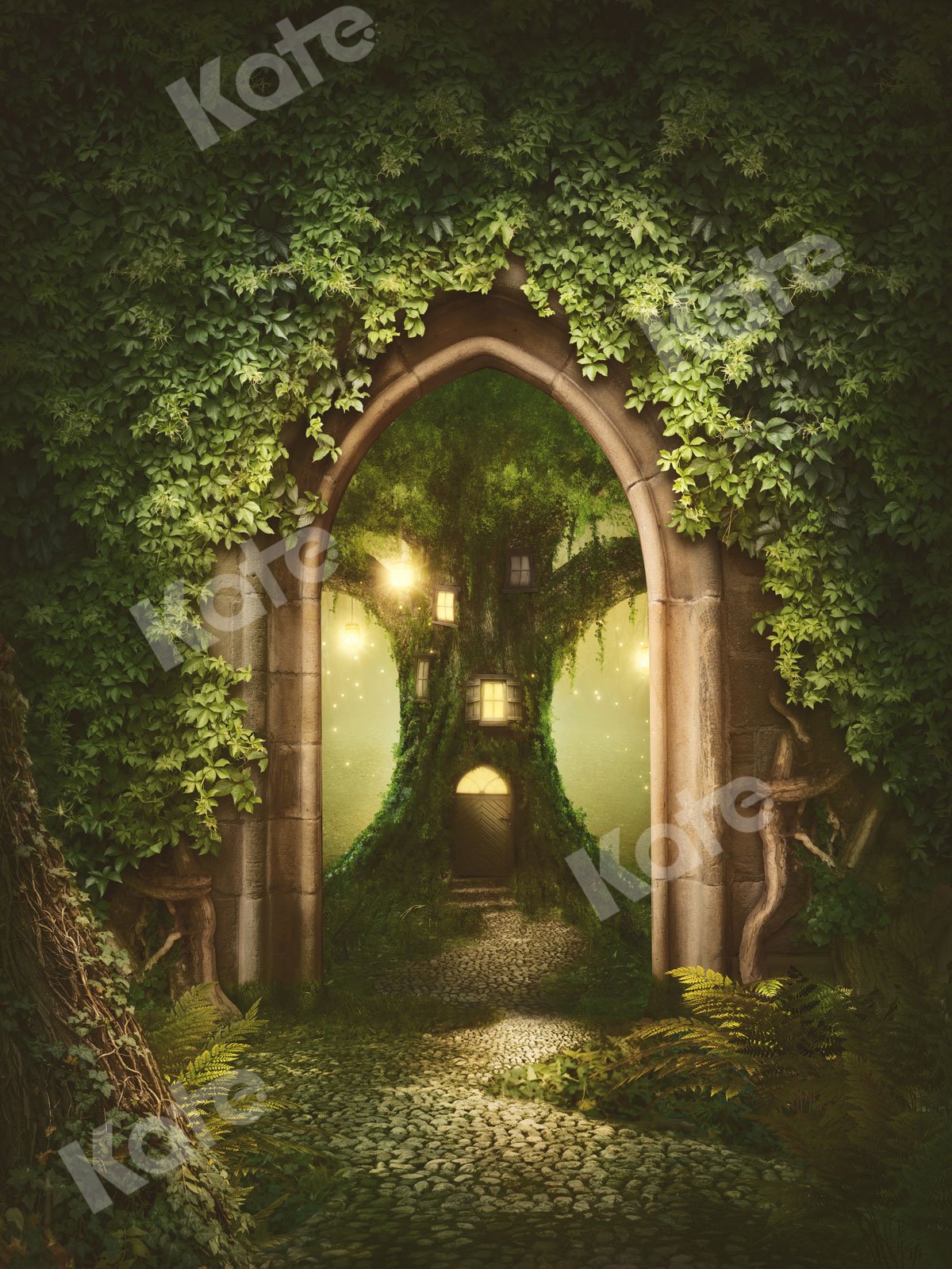 Kate Fantasy Forest Fairy Tale Arch Backdrop Designed By JS Photography -UK